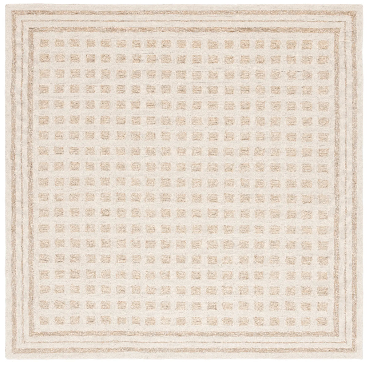 Safavieh Ebony 6'-0" x 6'-0" Rug in Ivory / Beige
