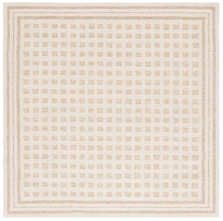 Safavieh Ebony 6'-0" x 6'-0" Rug in Ivory / Beige