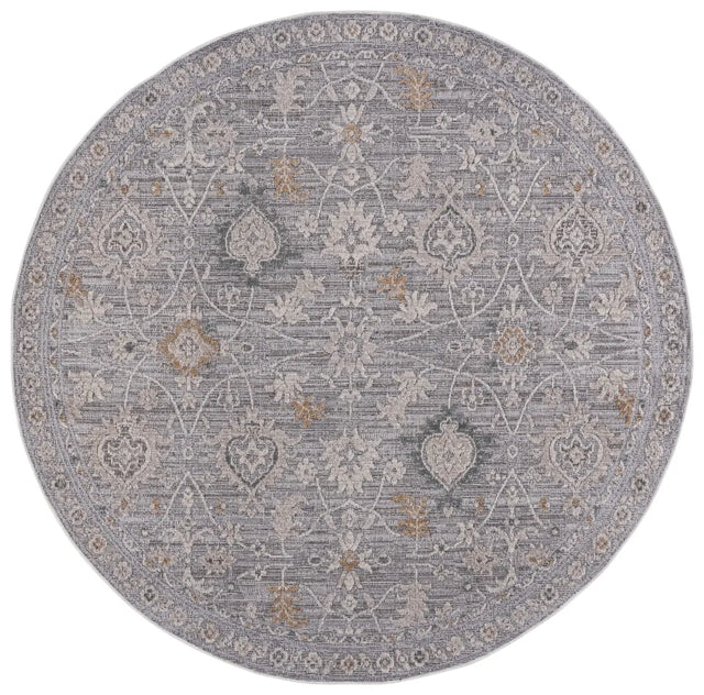 Safavieh Miranda 6'-6" x 6'-6" Rug in Grey / Ivory Beige