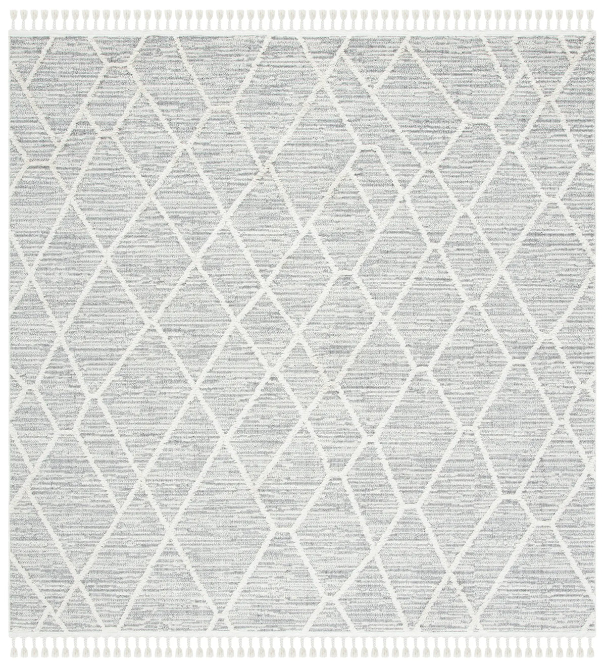 Safavieh Marrakesh 6'-7" x 6'-7" Rug in Ivory / Grey
