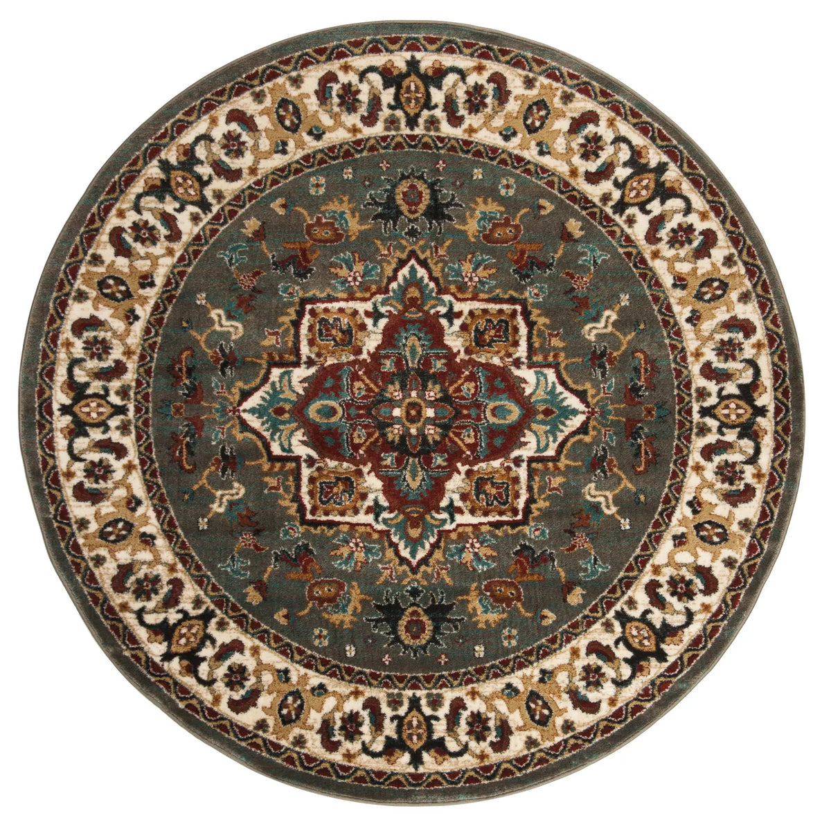 Safavieh Summit 6'-7" x 6'-7" Rug in Grey / Ivory