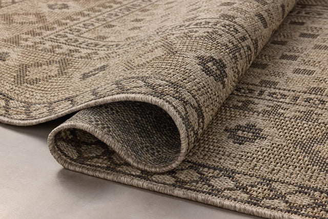 Chris Loves Julia x Loloi Providence PRC-07 Dove / Charcoal Rug - pile height