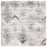 Safavieh Iceland Shag 6'-7" x 6'-7" Rug in Cream / Grey