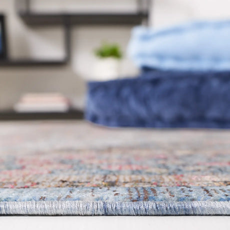 Safavieh Crimson 5'-0" x 7'-0" Rug in Blue / Black