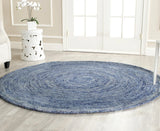 Safavieh Ikat 6'-0" x 6'-0" Rug in Dark Blue / Multi