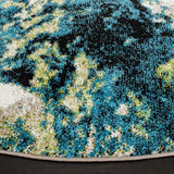 Safavieh Glacier 5'-3" x 5'-3" Rug in Navy / Green