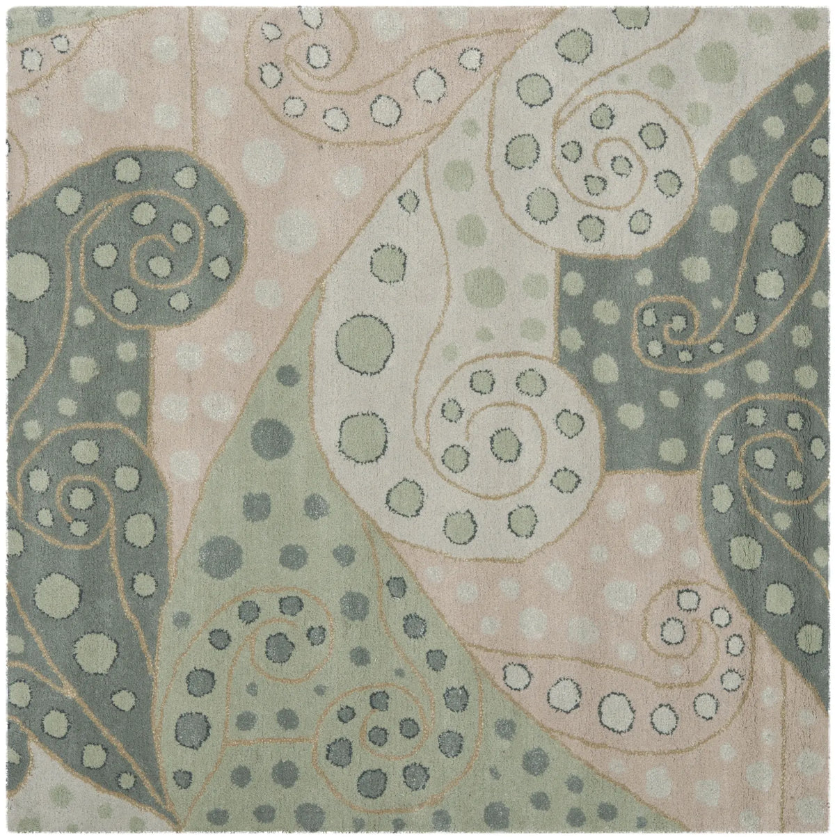Safavieh Bella 5'-0" x 5'-0" Rug in Sage / Multi