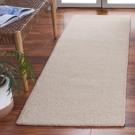 Safavieh Textural 2'-3" x 8'-0" Rug in Beige / Blush