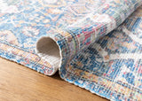 Safavieh Saffron 4'-0" x 6'-0" Rug in Turquoise / Peach