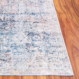 Safavieh Arizona 4'-0" x 6'-0" Rug in Navy / Beige