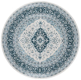 Safavieh Isabella 6'-7" x 6'-7" Rug in Cream / Dark Blue