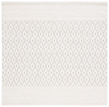 Safavieh Marbella 6'-0" x 6'-0" Rug in Ivory / Black