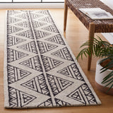 Safavieh Metro 2'-3" x 9'-0" Rug in Black / Beige