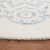 Safavieh Blossom 6'-0" x 6'-0" Rug in Ivory / Blue
