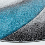 Safavieh Hollywood 6'-7" x 6'-7" Rug in Grey / Blue