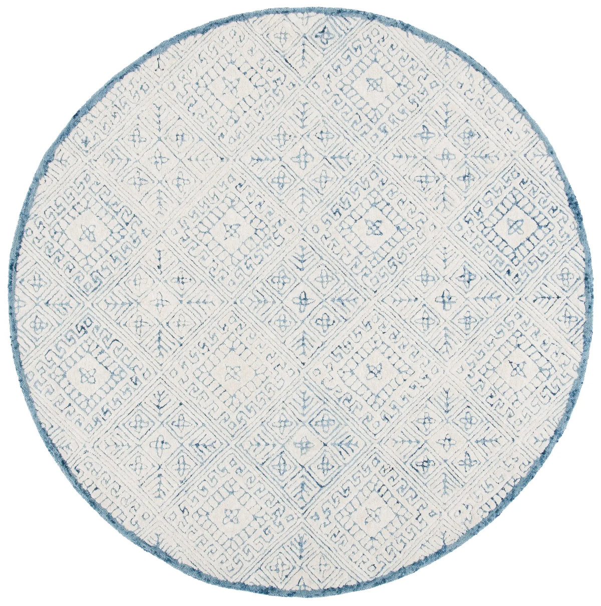 Safavieh Glamour 6'-0" x 6'-0" Rug in Blue / Ivory