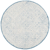 Safavieh Glamour 6'-0" x 6'-0" Rug in Blue / Ivory