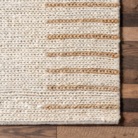 Nuloom Chastain Modern Geometric Vewl02A Natural Area Rug