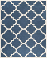 Safavieh Cambridge 10'-0" x 14'-0" Rug in Navy / Ivory