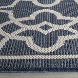 Safavieh Courtyard 2'-7" x 8'-2" Rug in Navy / Beige