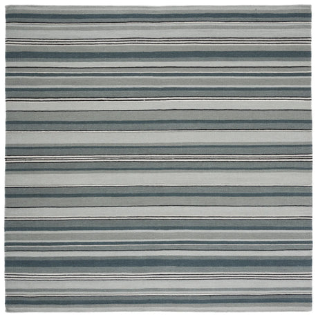 Safavieh Striped Kilim 7'-0" x 7'-0" Rug in Grey