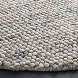 Safavieh Natura 6'-0" x 6'-0" Rug in Light Grey / Ivory