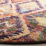 Safavieh Monaco 6'-7" x 6'-7" Rug in Purple / Orange
