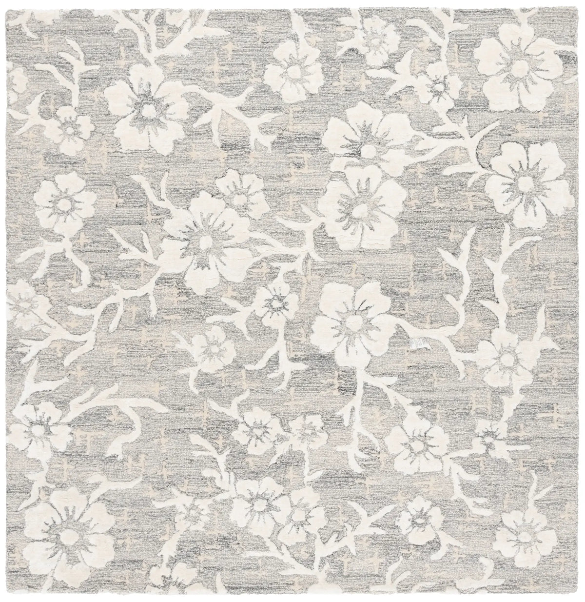 Safavieh Glamour 6'-0" x 6'-0" Rug in Grey / Ivory