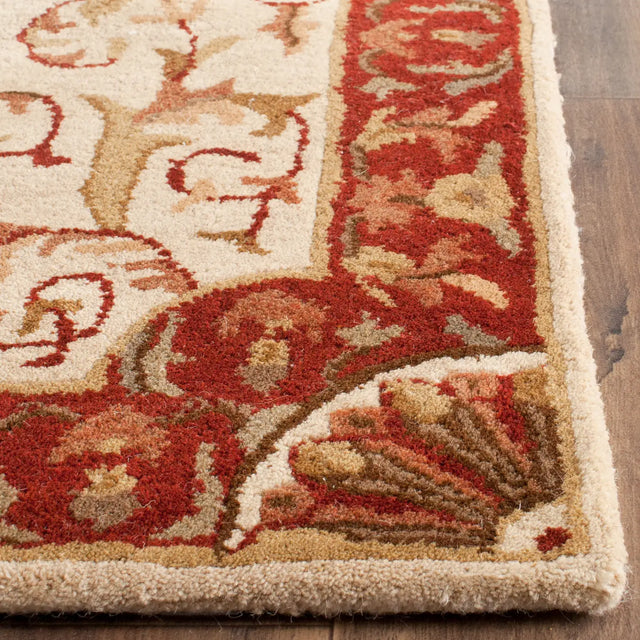 Safavieh Empire 2'-6" x 10'-0" Rug in Ivory / Red