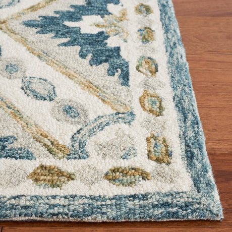 Safavieh Martha Stewart 4'-0" x 6'-0" Rug in Blue / Ivory