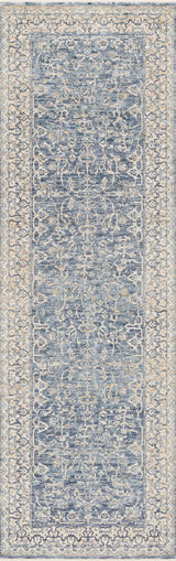 Loloi Pandora Pan-04 Dark Blue / Ivory Rugs - runner flat