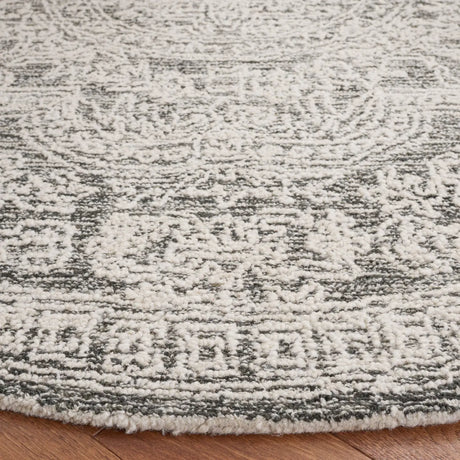 Safavieh Abstract 6'-0" x 6'-0" Rug in Ivory / Charcoal