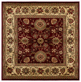 Safavieh Lyndhurst 5'-3" x 5'-3" Rug in Red / Ivory