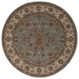 Safavieh Heritage 6'-0" x 6'-0" Rug in Light Blue / Ivory