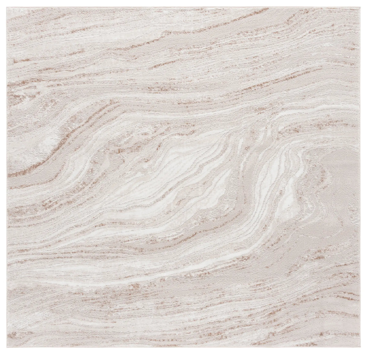 Safavieh Parker 6'-7" x 6'-7" Rug in Beige / Ivory