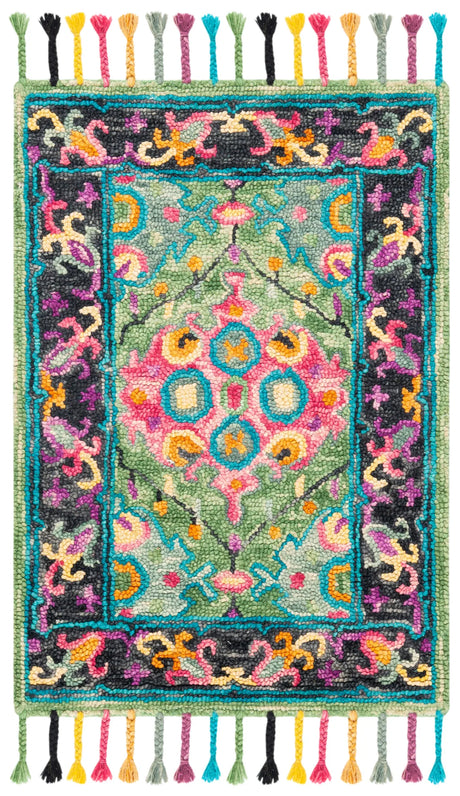 Safavieh Aspen 2'-0" x 3'-0" Rug in Light Green / Black