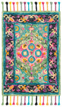 Safavieh Aspen 2'-0" x 3'-0" Rug in Light Green / Black