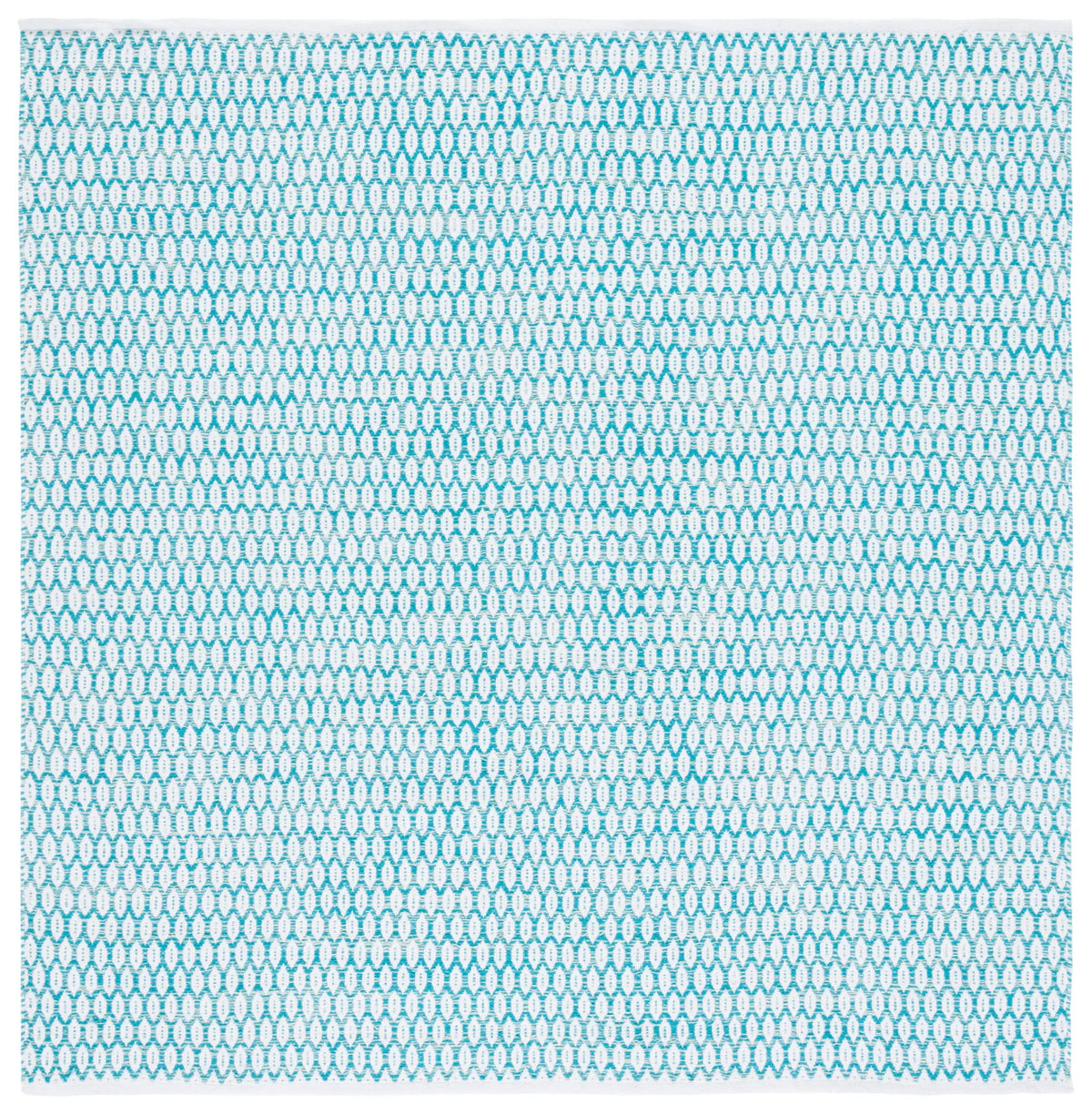 Safavieh Montauk 6'-0" x 6'-0" Rug in Aqua / Ivory