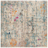 Safavieh Madison 6'-7" x 6'-7" Rug in Grey / Gold