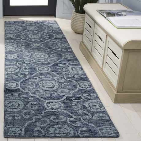 Safavieh Abstract 2'-3" x 8'-0" Rug in Blue