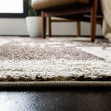 Safavieh Retro 5'-3" x 8'-0" Rug in Creme / Brown