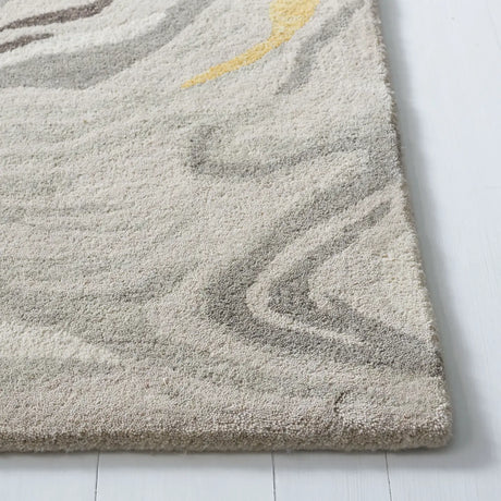 Safavieh Soho 4'-0" x 6'-0" Rug in Grey / Gold