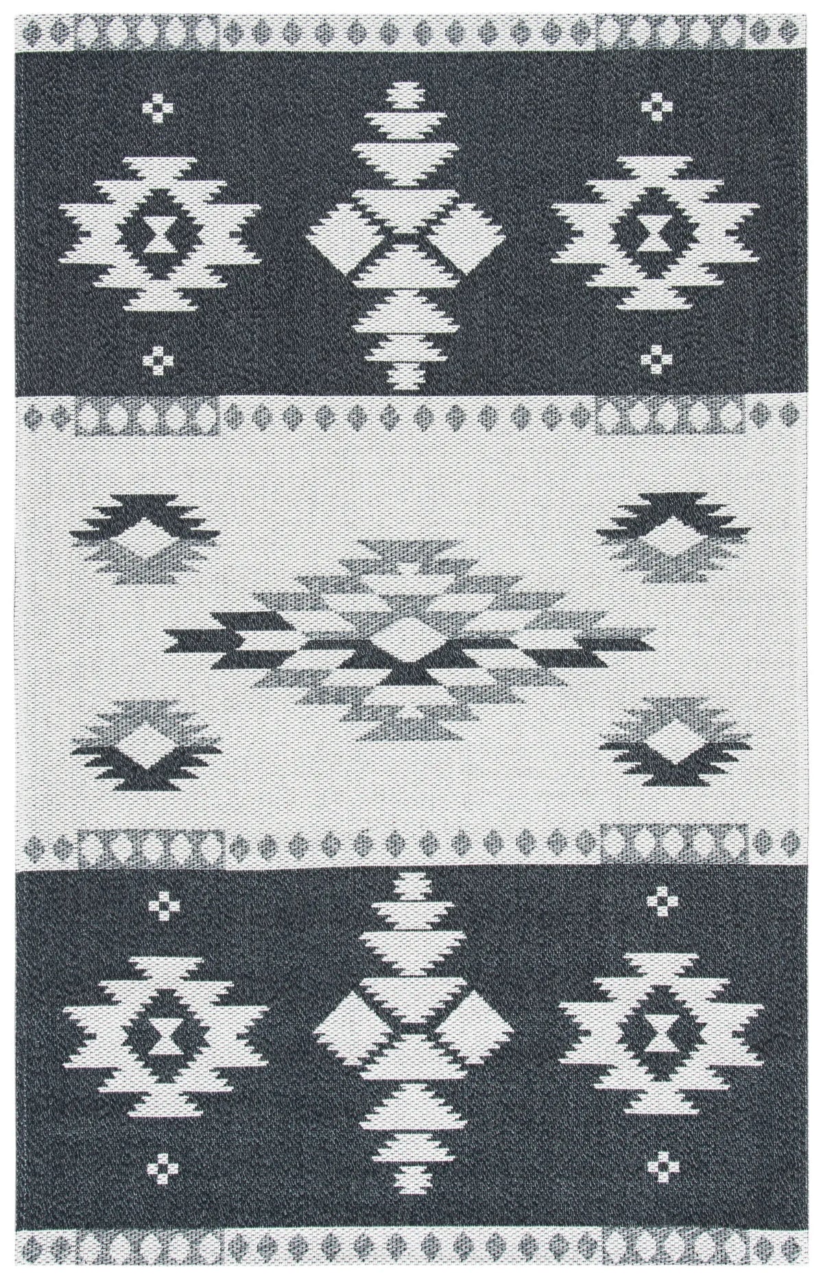 Safavieh Augustine 2'-10" x 5'-0" Rug in Black / Light Grey