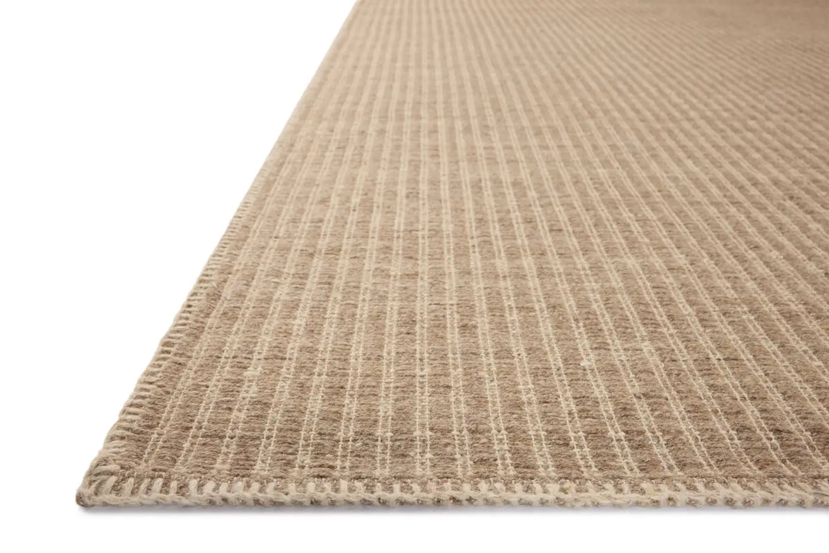 Loloi Elma ELM-01 Contemporary Hand Woven Dove Rug - rug corner