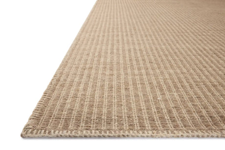 Loloi Elma ELM-01 Contemporary Hand Woven Dove Rug - rug corner