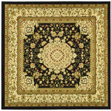 Safavieh Lyndhurst 6'-0" x 6'-0" Rug in Black / Ivory