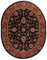 Safavieh Heritage 7'-6" x 9'-6" Rug in Black / Red