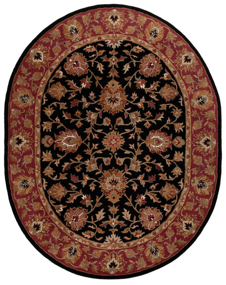Safavieh Heritage 7'-6" x 9'-6" Rug in Black / Red