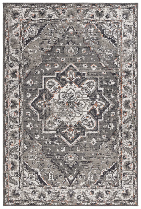 Safavieh Pyramid 4'-5" x 6'-5" Rug in Grey / Ivory