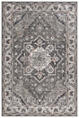 Safavieh Pyramid 4'-5" x 6'-5" Rug in Grey / Ivory